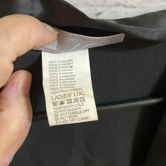 Icing Black Bridesmaid Bling Robe - Picture 5 of 7